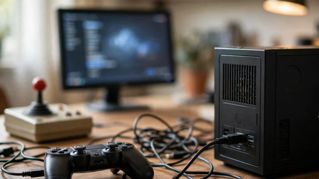 software causes when controller keeps scrolling up on PC