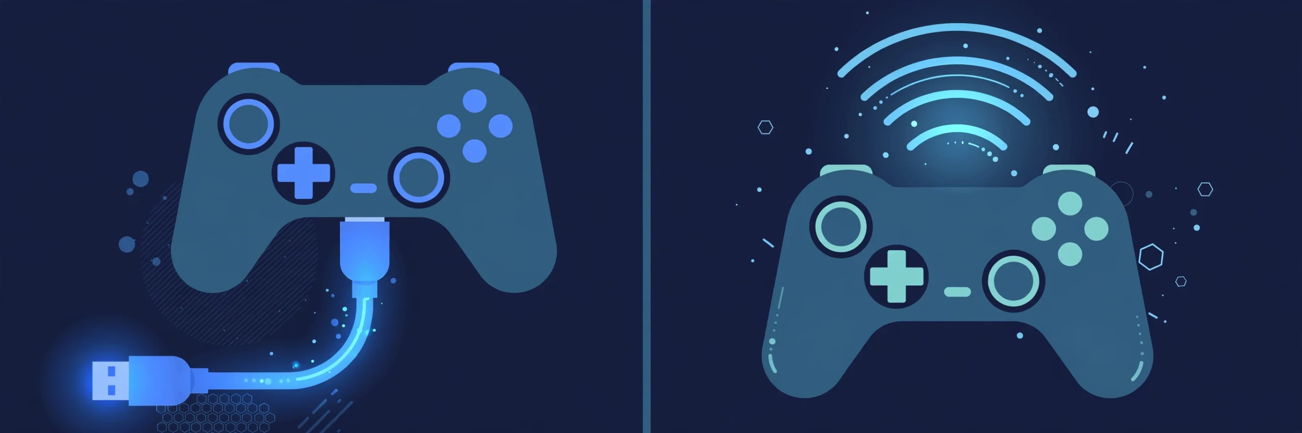 Wired vs wireless controller connection