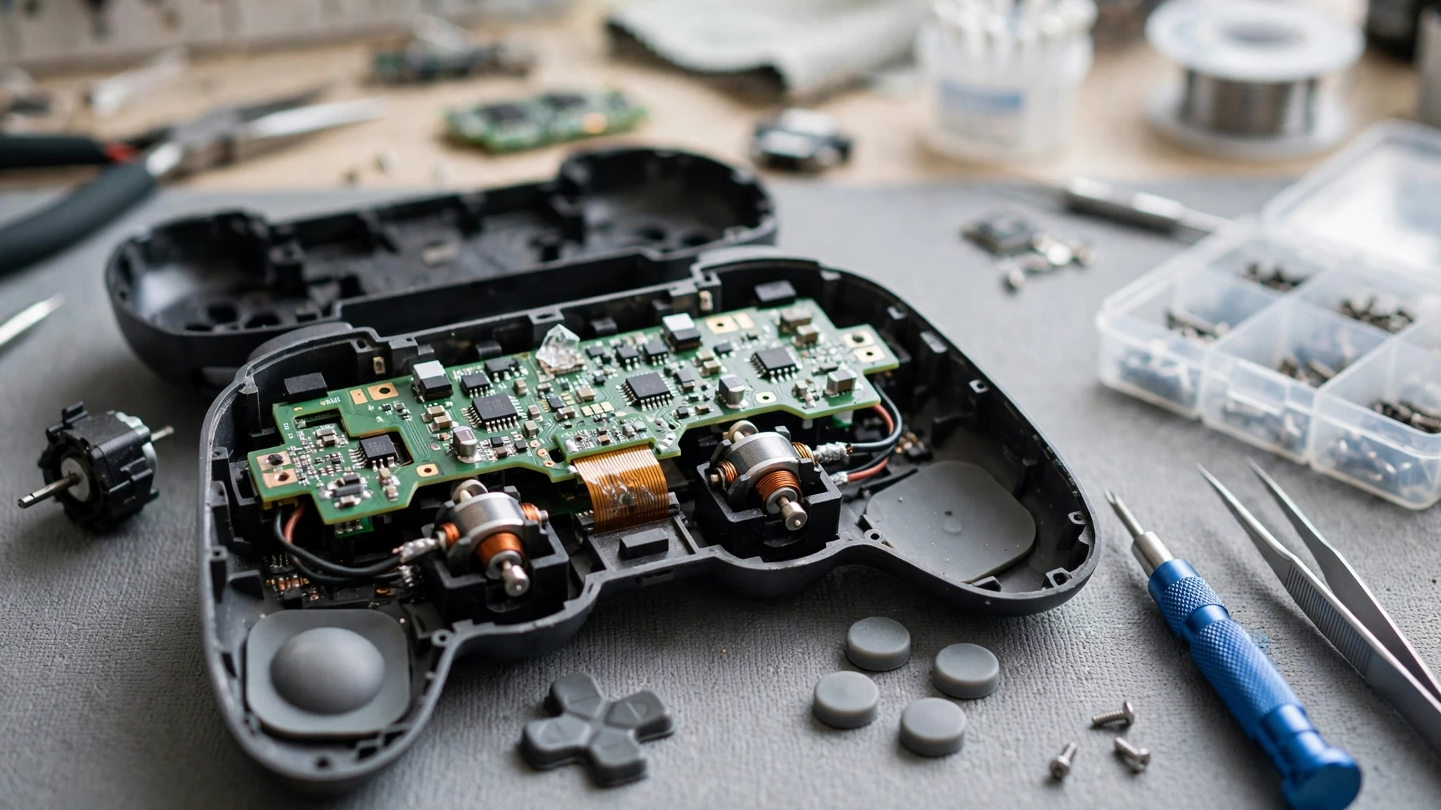 test which controller rumble motor is not working